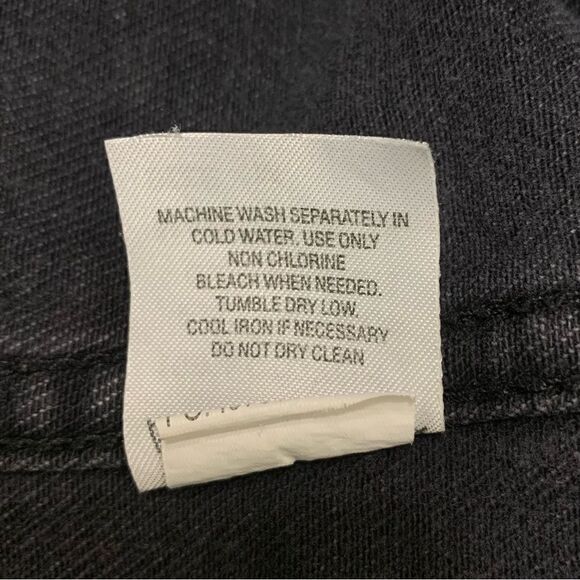 Pacsun Women’s Size Medium Black Denim Embroidered Jacket - Picture 12 of 13